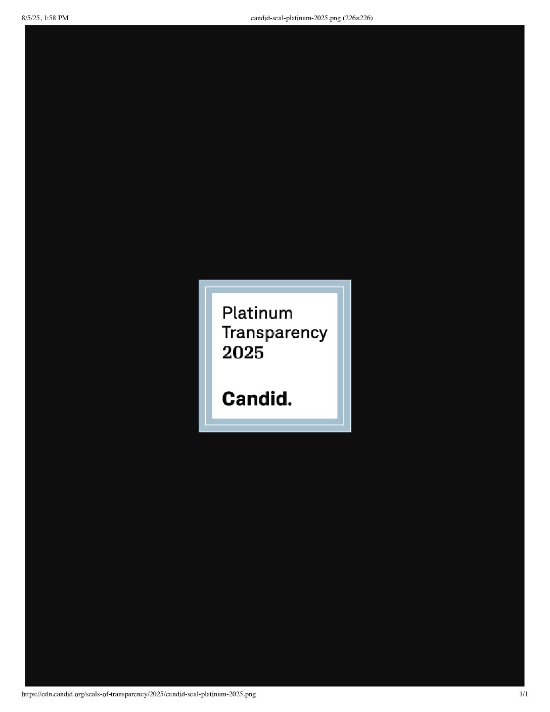 candid-seal-platinum-2025 GuideStar Silver Participant Seal